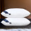 (Mid)Hilton oreiller pur coton blanc coussin intérieur doux chambre sommeil maison rectangle 7