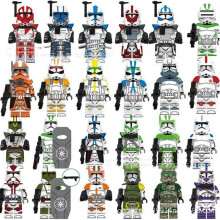 (24PCS Star Wars - 10) 24PCS Star Wars Minifigures Minifigures Kid Toys Gift Fit Lego