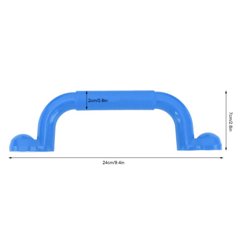 Large Blue Playground Handles for Safe Climbing Frames & Playsets 1