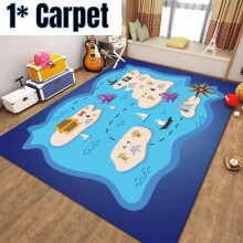 (Style E) Rugs Carpet Kids Town Road Maps City Toy Play Village Mat Children X 120cm 80