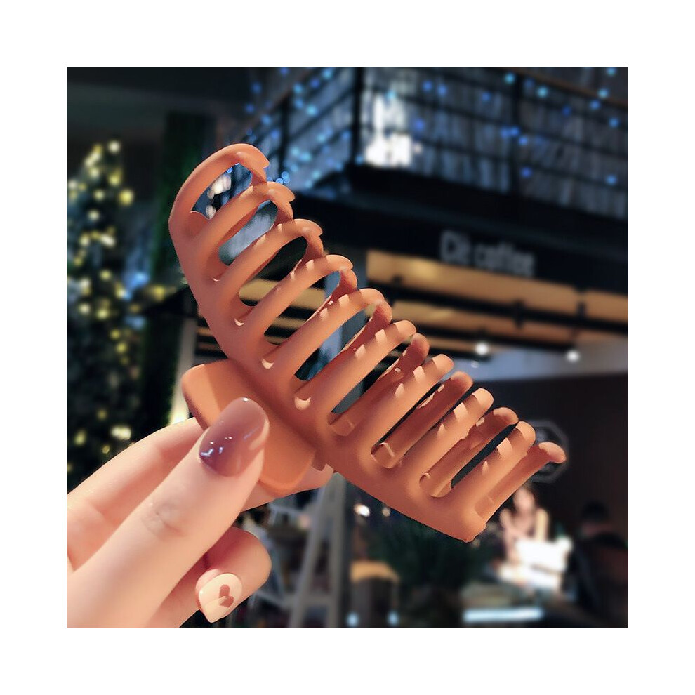 (Orange) Lady Claw Hair Clips Hair Claw Cute Large Size Hairpin Accessories Hair Women-image-OPC-PJD58W8-NEW