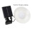 Solar Umbrella Light with Remote, 1200mAh, Warm LED Brightness 5
