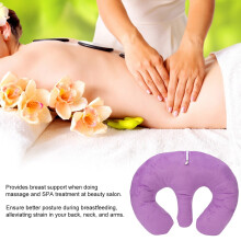 SPA Breast Support Pillow Cushion Purple - Perfect for Home & Travel