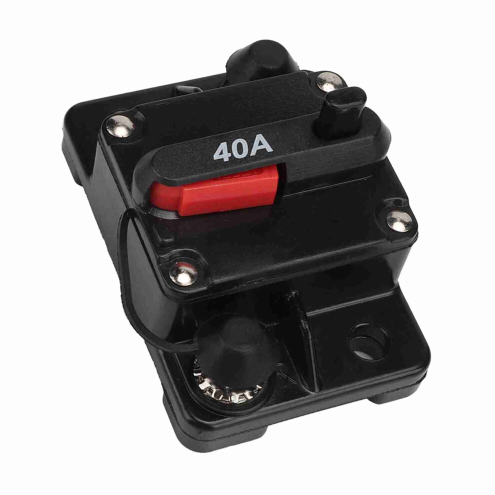 40A 12V Inline Circuit Breaker For Car Audio System Self Recovery Fuse 9371334588399