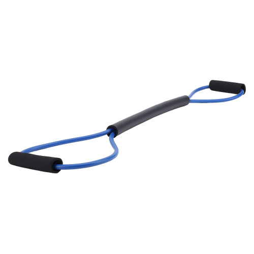 Elastico di resistenza blu con manico da 25 libbre - pugilato