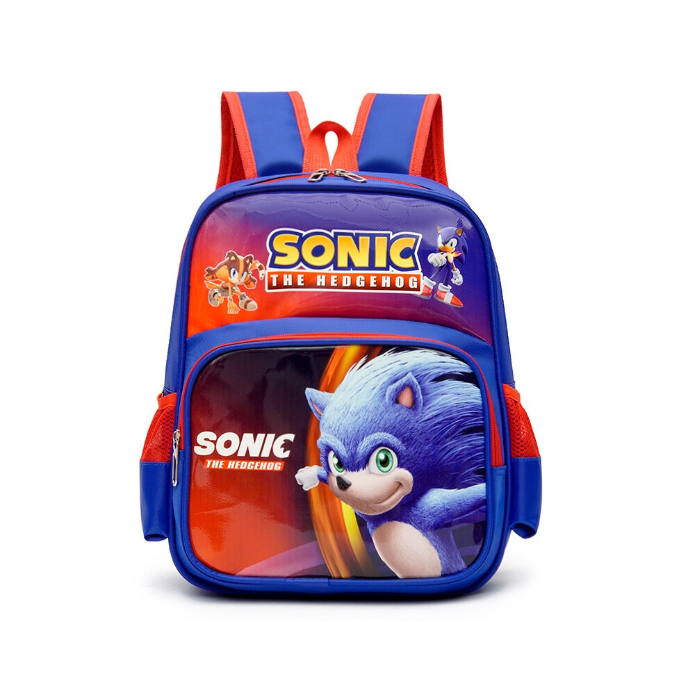(Sonic) Backpack Frozen Cartoon Schoolbag Kids Student Lightweight Travel Bag