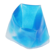 Pacchetto di ghiaccio al gel freddo per dita e piedi 4cm fodera blu