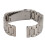 Correa de reloj de acero inoxidable de 20 mm, plateada, 17,2 cm/2 cm 9