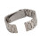Correa de reloj de acero inoxidable de 20 mm, plateada, 17,2 cm/2 cm 8