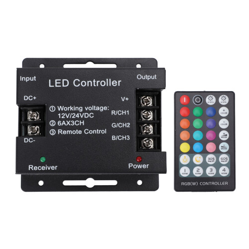 RF 28-Tasten RGB-LED-Controller, Eisen 191 g, 240 mAh 1