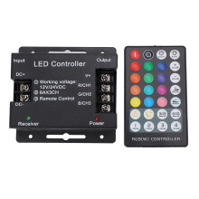 RF 28-tasti RGB LED controllore, alloggiamento in ferro, 240mAh