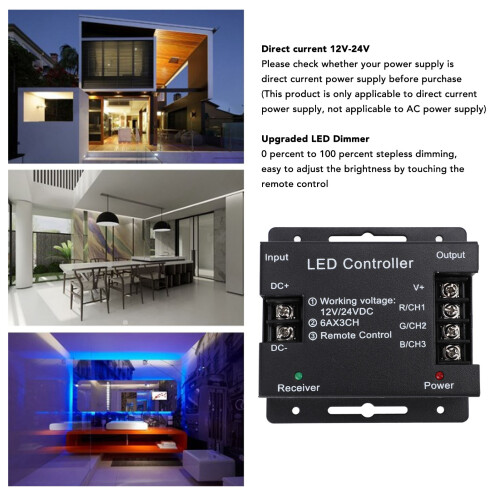 RF 28-Tasten RGB-LED-Controller, Eisen 191 g, 240 mAh 2