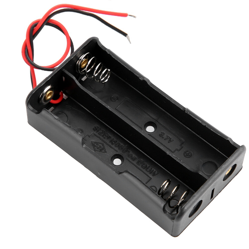 10Pcs 18650 Battery Storage Case 3.7V High Strength Black 8781334592820