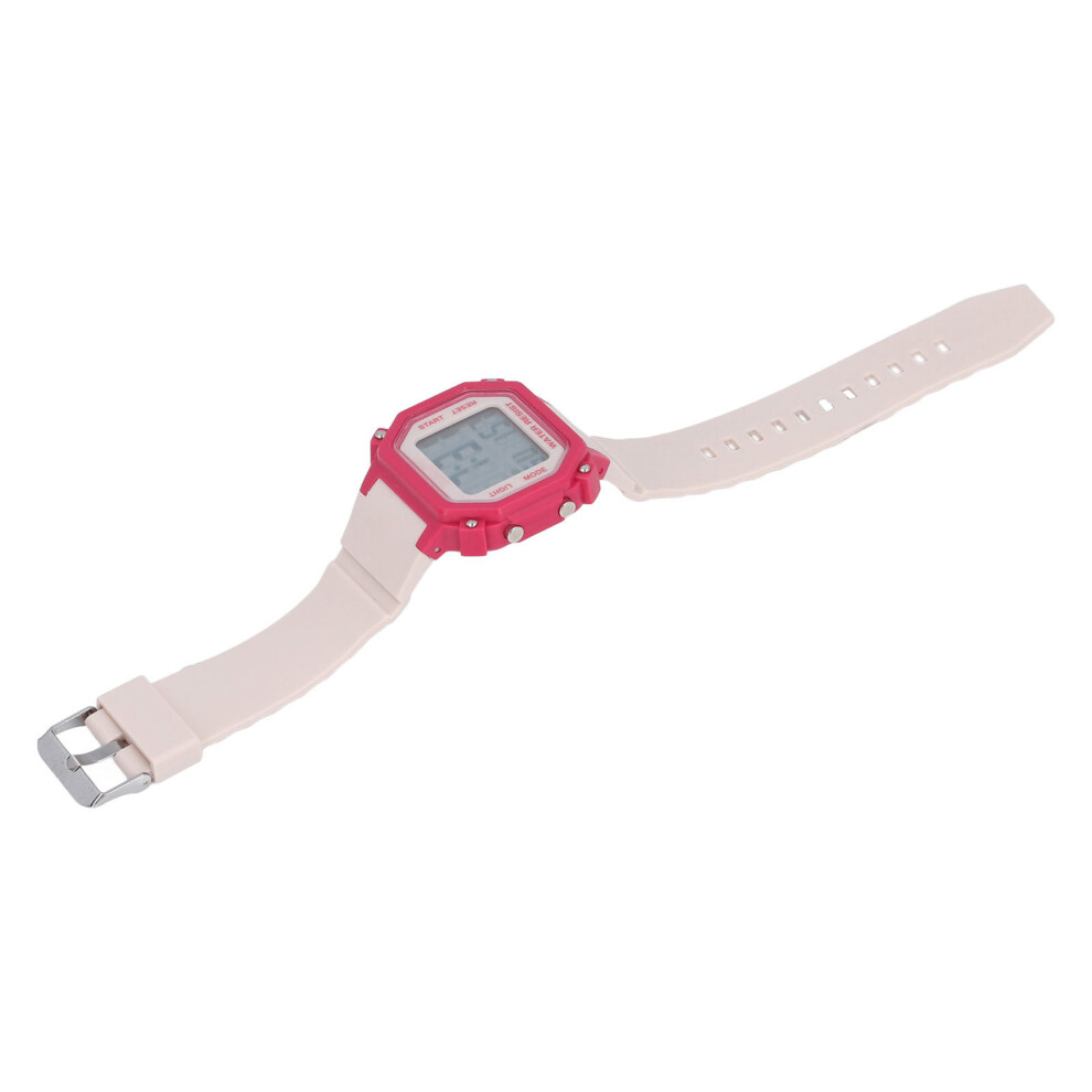 Unisex Digital Watch 50M Waterproof, Shock-Resistant, 12/24H Stopwatch In Roseate 3371334595027