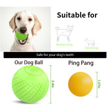 Hundespielball Interaktives Hundespielzeug Jolly Ball Wolfsball für Hunde Zwei Arbeitsmodi Leises Design Einfacher Betrieb Lange Batteriela