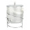 Dispenser per bevande in PE trasparente con rubinetto e supporto 36.37oz 15