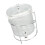 Dispenser per bevande in PE trasparente con rubinetto e supporto 36.37oz 5