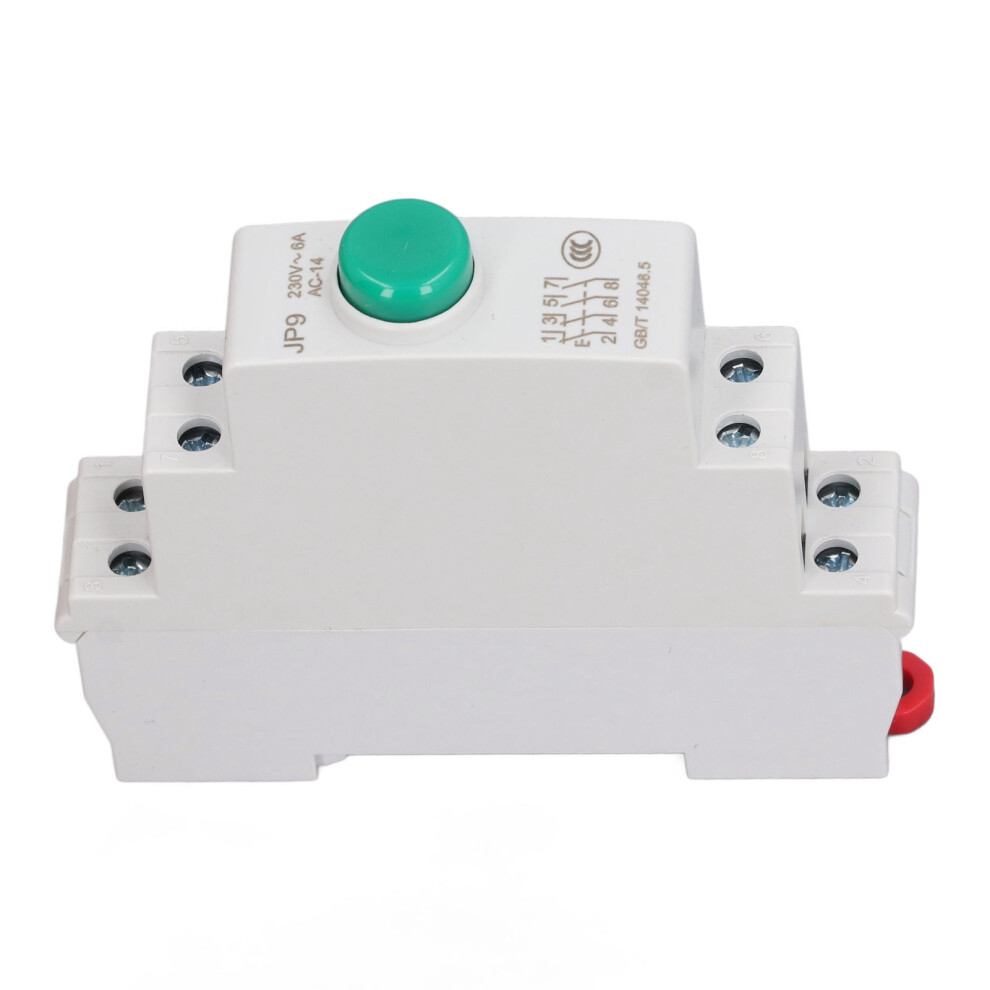 Din Rail Push Button Switch 2No 2Nc Ac230v Jp9 Green For Electrical Control 7681334596006