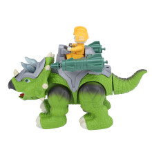 Juguete rociador de dinosaurio - 3xAA, 26x14cm, Verde