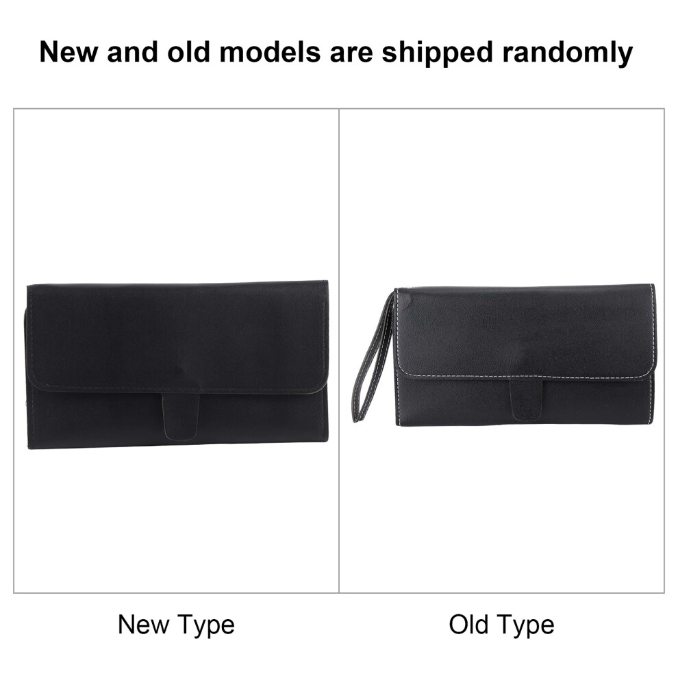 Black Pu Hairdressing Scissors Comb Salon Tool Storage Bag Pouch 9421334598970