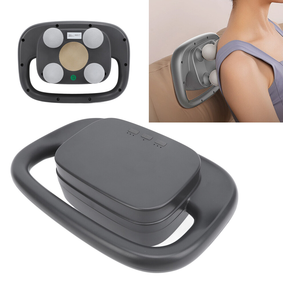 Deep Tissue Handheld Massager 4 Heads â Electric Body Massage Tool, 1800mAh