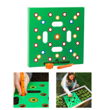 Seed Planting Template Kit 30x30cm Color Coded Hand Tool ABS