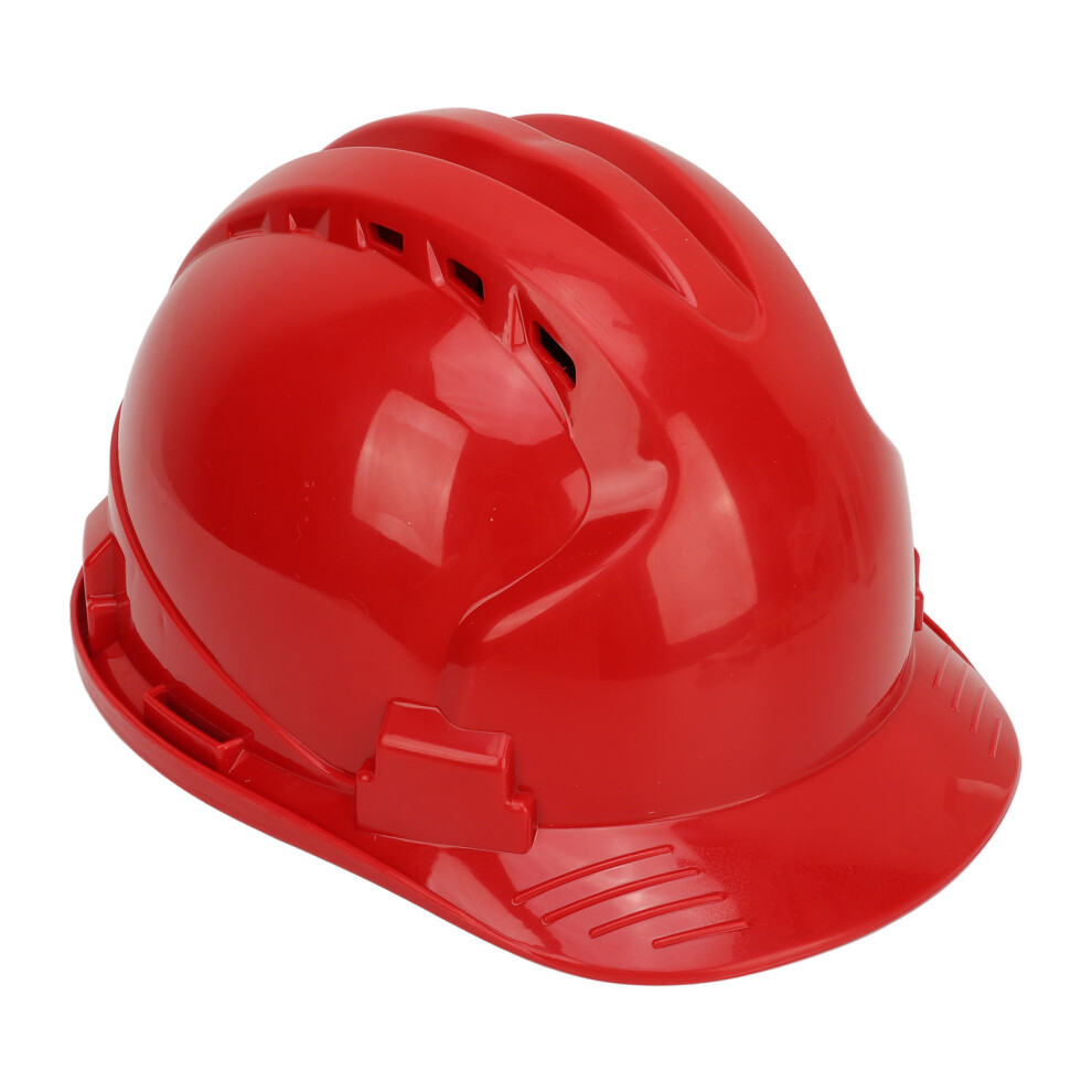 Red Impact-Resistant Abs Safety Hard Hat For Construction & Industrial Work 3111334600020