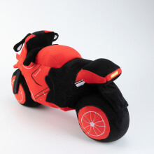 (Red)Cartoon Motorrad Kinder Plüschtier Simulation Füllung Modell Kissen Baby Geschenk