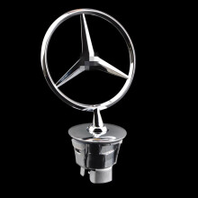 (Chrome)Nuevo para Mercedes Benz Star Hood Logo Cromo Emblema Insignia W123 W126 W124 W201