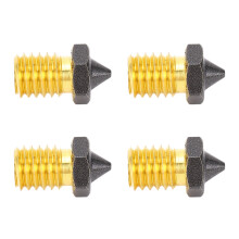 4 pezzi di ugello in ottone rivestito PTFE da 0,5 mm per Voron MK3S
