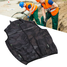 Chaleco con ventilador y aire acondicionado 4XL USB Unisex poliéster