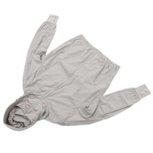 12V Kühlventilator-Jacke, 3-Stufen, USB, Grau, Größe L