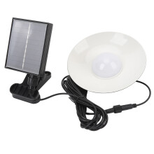 Solar-Schirmleuchten 1,2 W LED mit Fernbedienung, 3 Farbtemperaturen, 12-16 Stunden Laufzeit