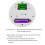 White USB Motorized Rotating Display Stand, 3 Speeds, Adjustable Angle 7