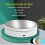 White USB Motorized Rotating Display Stand, 3 Speeds, Adjustable Angle 12