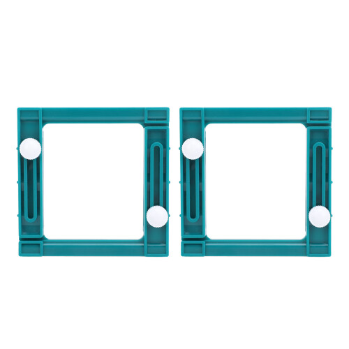 2 piezas de creador de borlas ajustable, herramienta de ABS, 9x8.8x1 cm 1