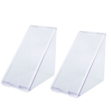 2 pezzi contenitore Tri Sandwich trasparente 13x13x8 cm
