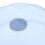 Coperchio per cibo da microonde blu, 26x11 cm, anti-spruzzo 12