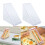 2 pezzi contenitore Tri Sandwich trasparente 13x13x8 cm 13