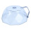 Coperchio per cibo da microonde blu, 26x11 cm, anti-spruzzo 3