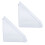 2 pezzi contenitore Tri Sandwich trasparente 13x13x8 cm 15
