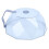 Coperchio per cibo da microonde blu, 26x11 cm, anti-spruzzo 16
