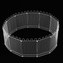 12PCS Paint Coating Iron Hamster Fence Playpen with 28 Buckles, 23x15cm