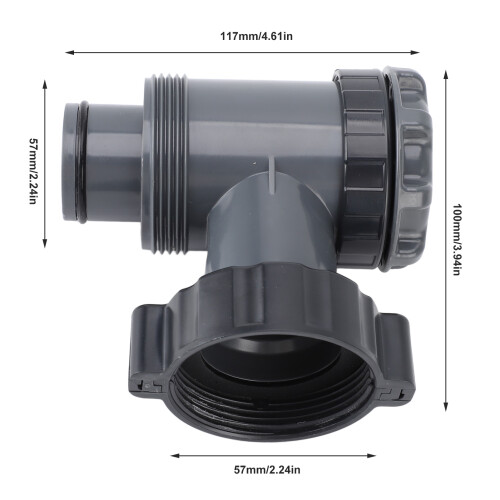 Soupape à piston de remplacement Pro 178 g ABS 117x100mm 1