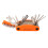 Outil multifonction vélo 20-en-1, ultra-compact, orange 2