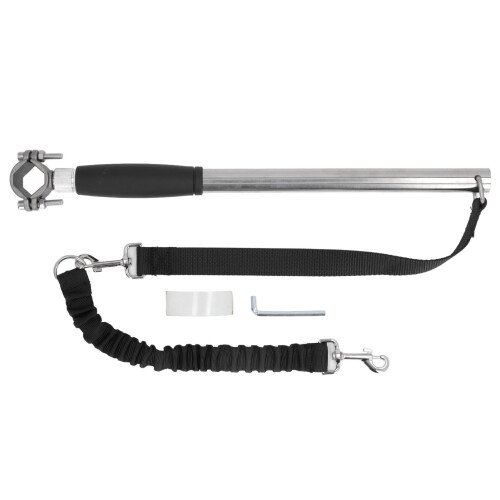 Correa retráctil para perro para bicicleta - Acero inoxidable 2