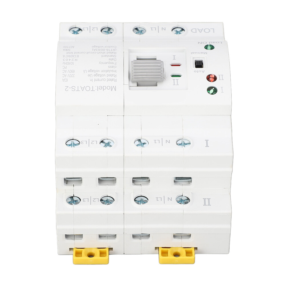 Dual Power Auto Transfer Switch 63A 4P Emergency Generator Changeover 7891334615519