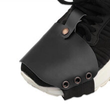 Anti-Slip Motorcycle Shift Cover Black - PU Material Protection