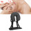 Black U Shape Massage Table Face Cradle Pillow Adjustable and Folding for Salon 15