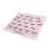 Porte-extensions pour perruques 22 clips 29,5  34 cm Rose 6